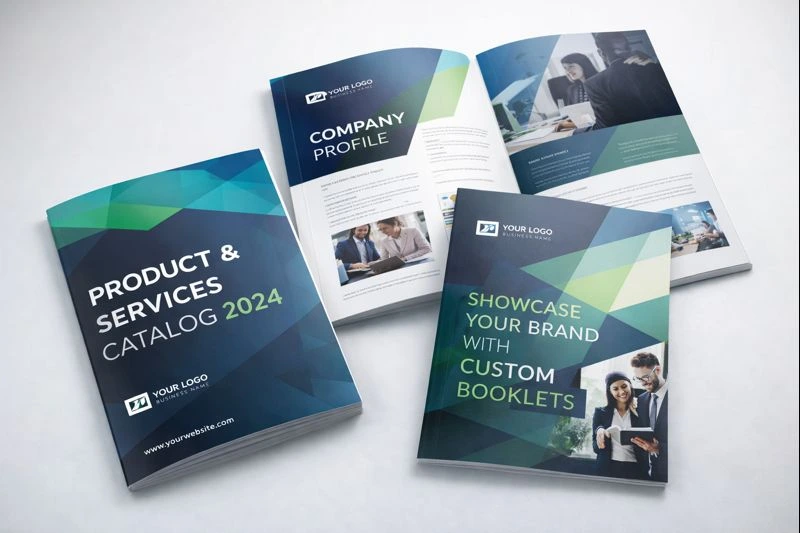 Custom catalog and booklet printing