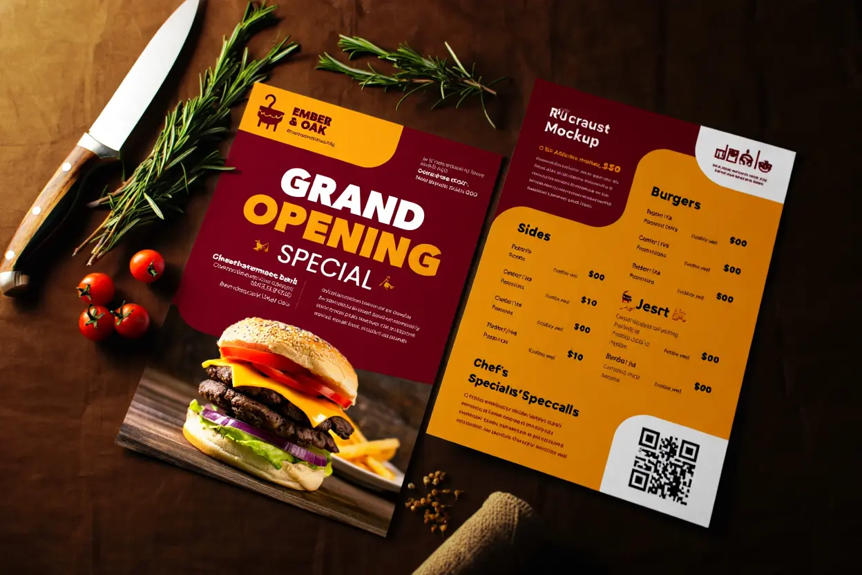 Restaurants Flyers Printing