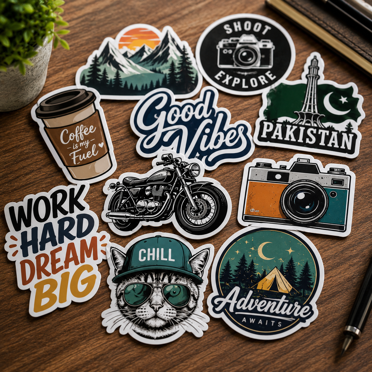 Custom Die-Cut Stickers