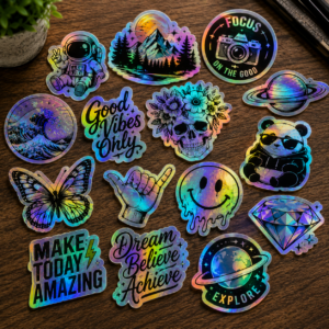 Holographic Stickers Print