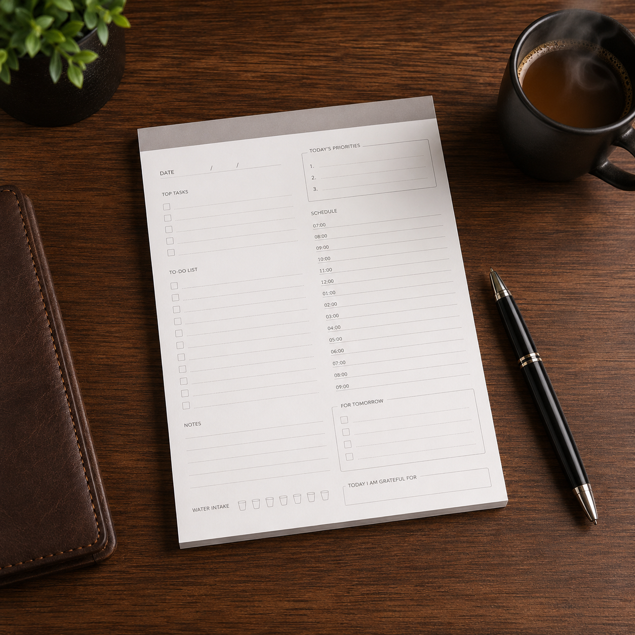 DAILY TASK PADS PRINTING — PRODUCT PAGE CONTENT