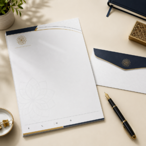 Company letterheads on bond paper