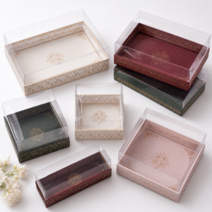 PVC clear-lid boxes