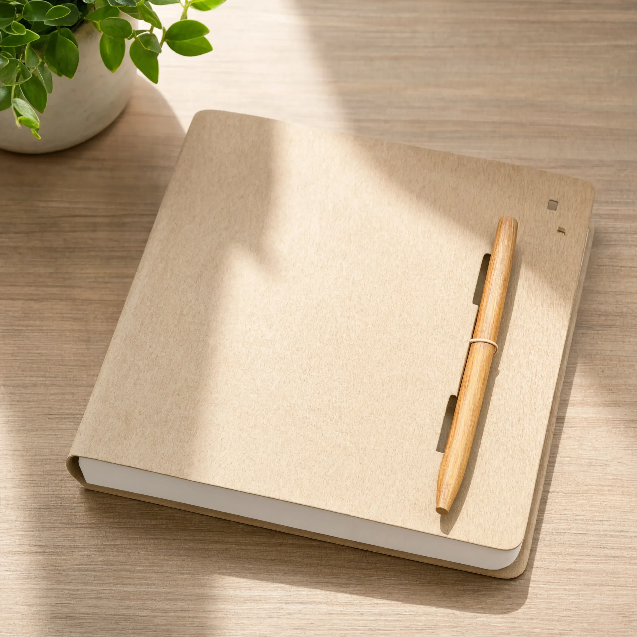 Professional presentation folder with notepad and pen slots for meetings, conferences, and corporate organization