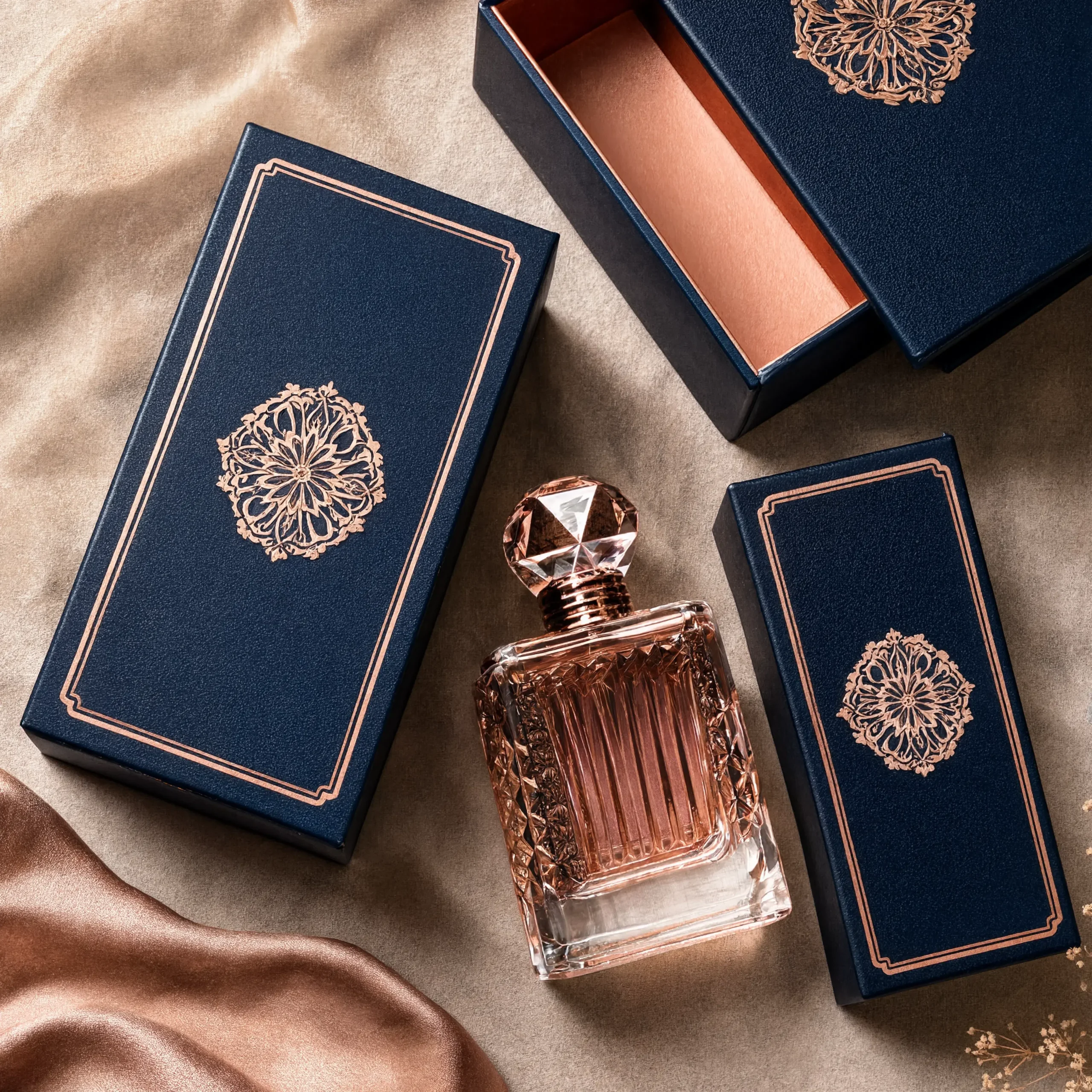 Perfume packaging boxes